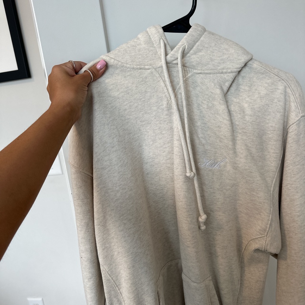 Cream Colored Kith Sweatshirt. Oversized. Xs